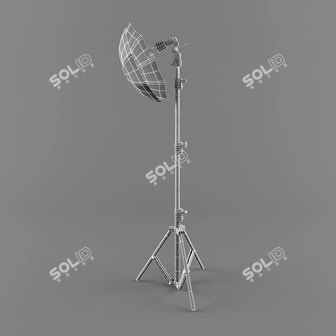 Soft Light Photography Umbrella 3D model image 2