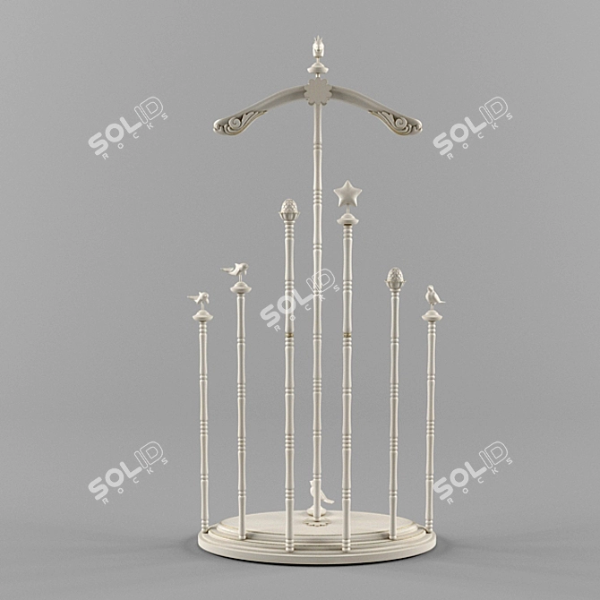 Elegant Children's Coat Rack - SAVIO FIRMINO 3099 3D model image 1