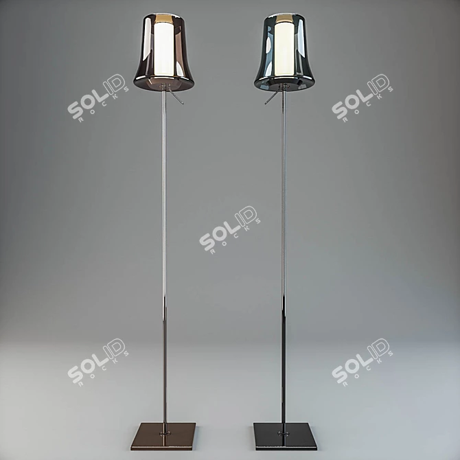 Leucos Cloche TR: Stylish Floor Lamp 3D model image 1