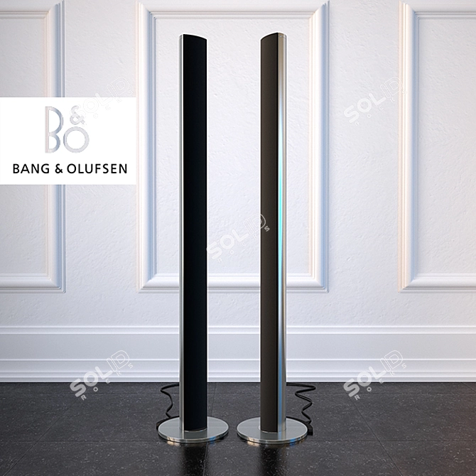 Beolab 6002: Stunning Aluminum Loudspeakers 3D model image 1