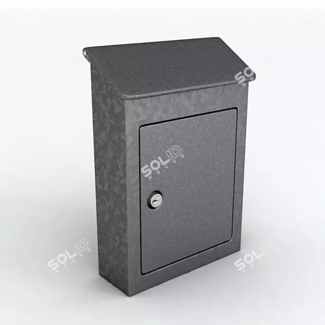 Stylish Mailbox for Modern Homes 3D model image 1
