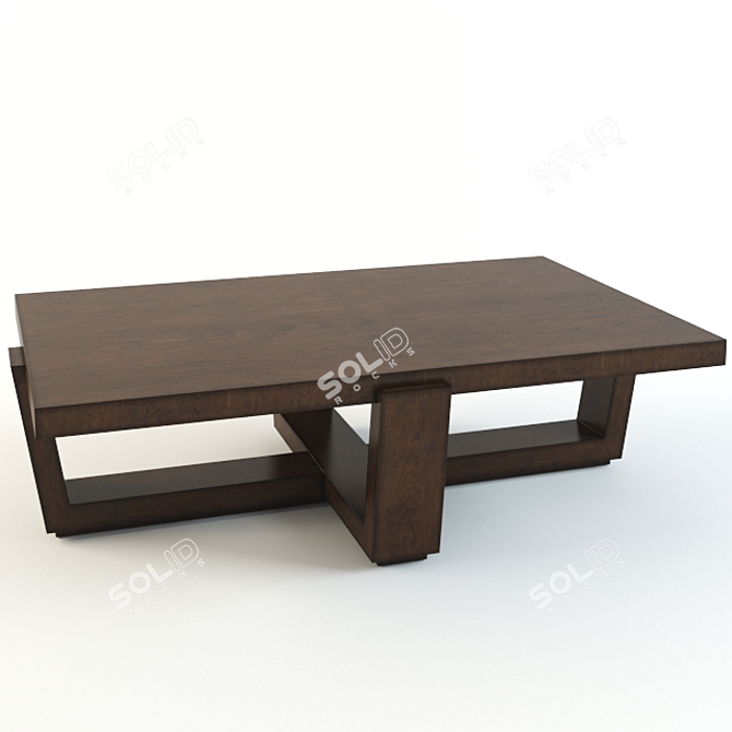 Elegant Esplanade Coffee Table 3D model image 1