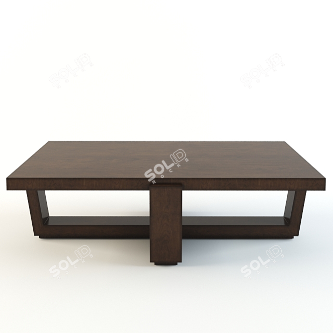 Elegant Esplanade Coffee Table 3D model image 2