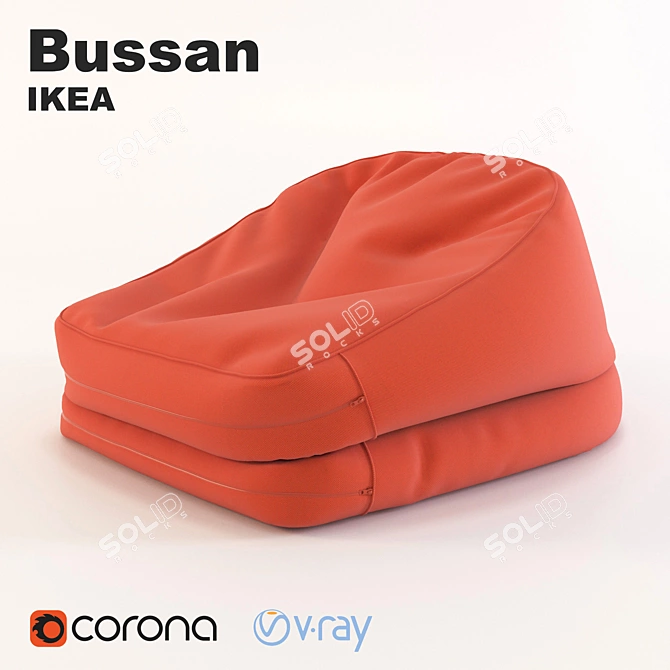 Anna Efverlund Beanbag Bussen 3D model image 1