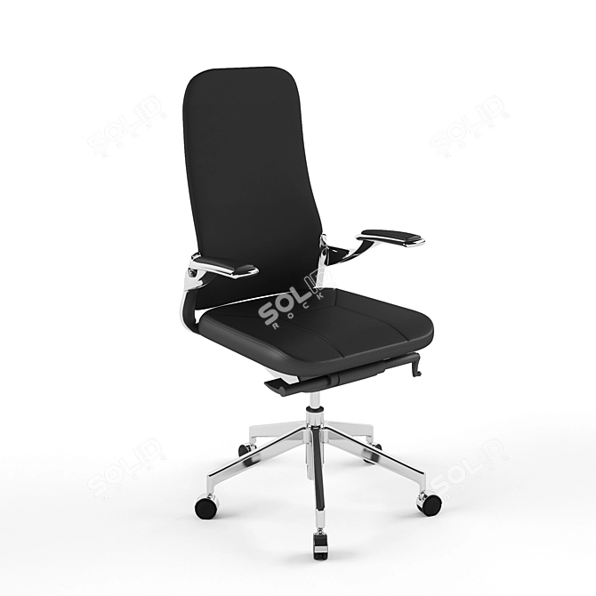 Dubay Madrid: Stylish Brazilian Office Chair 3D model image 1
