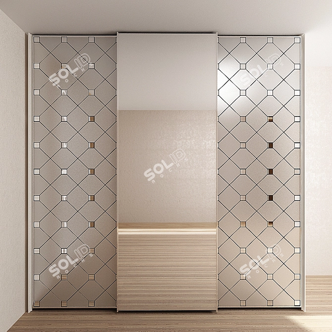 Italian Wardrobe: Sleek and Spacious 3D model image 1