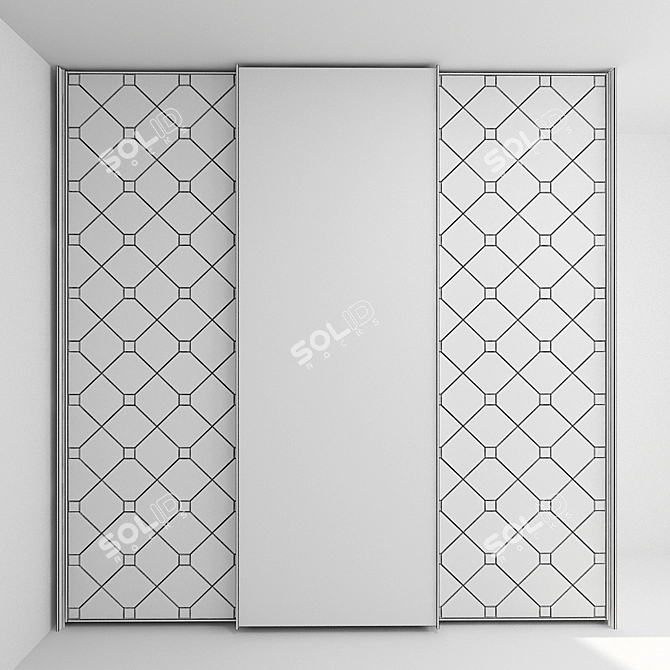 Italian Wardrobe: Sleek and Spacious 3D model image 2