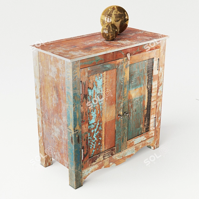 Title: Mahanda Spirit Chest 3D model image 2