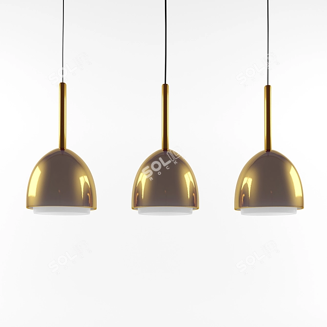 Ligne Roset BRASS BELL - Elegant Lighting Collection 3D model image 2