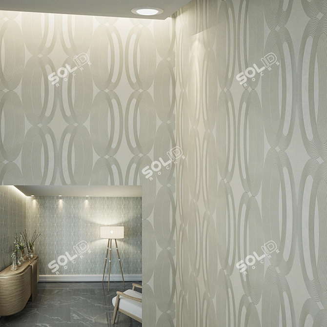 Marburg Attitude: Elegant Ornamental Wallpapers 3D model image 2