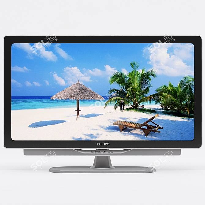 Philips 32PFL9705H - High-Resolution Display with Smooth Model 3D model image 1