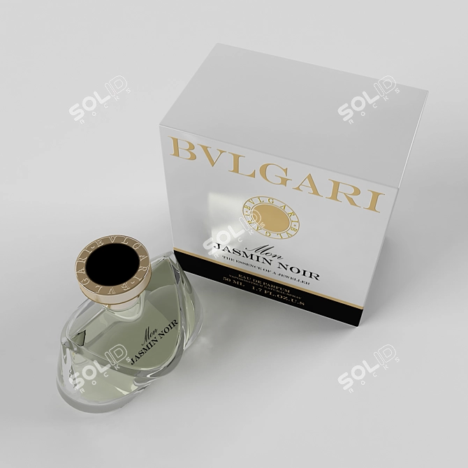 Elegant Essence: BVLGARI Mon Jasmin Noir 3D model image 2