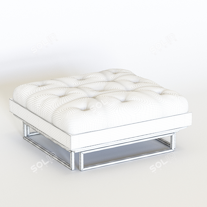 Custom-made Ottoman: 800x800mm 3D model image 3