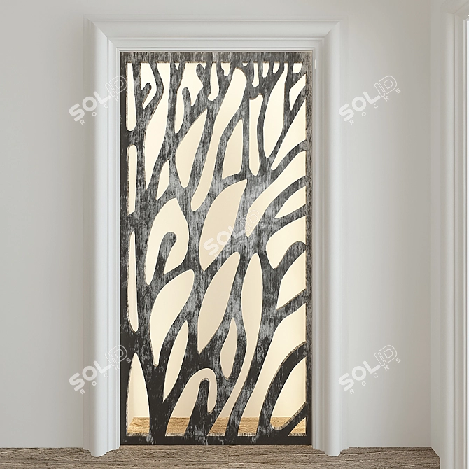 Versatile Decorative Panel 3D model image 1