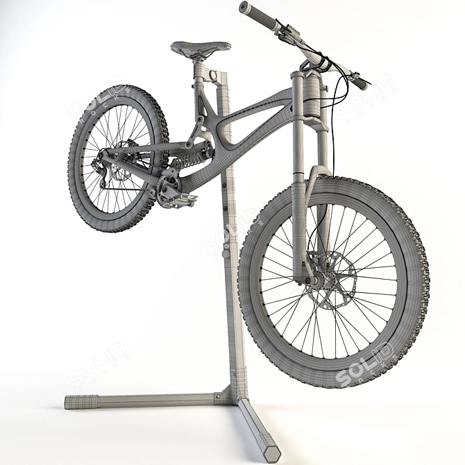 Intense M16c Carbon Downhill Bike 3D model image 3