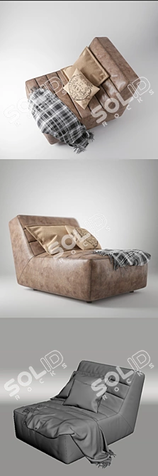 Restoration Hardware Chelsea Sofa 3D model image 2