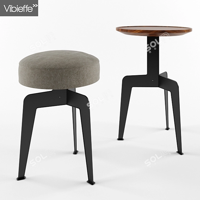 Versatile and Stylish Tables 3D model image 1