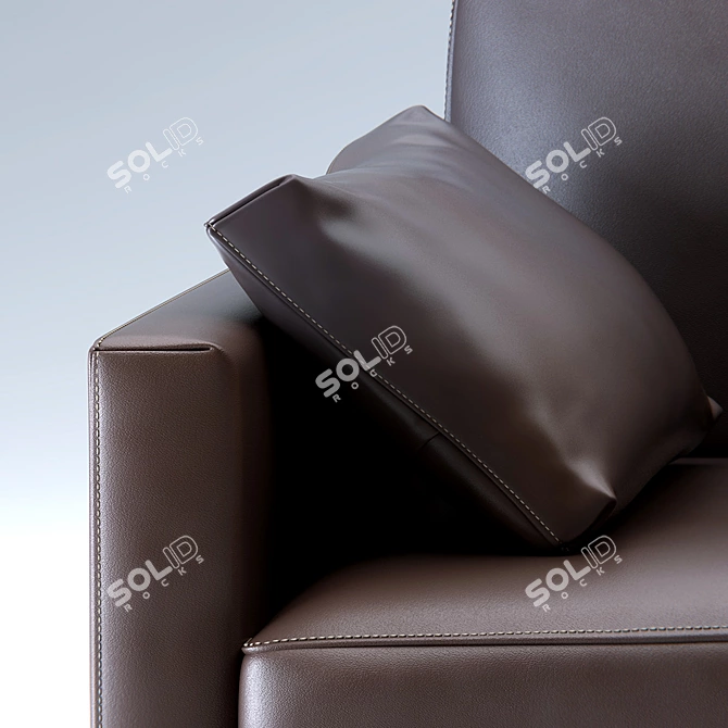 Luxury Chantaco Sofa: Timeless Elegance 3D model image 2