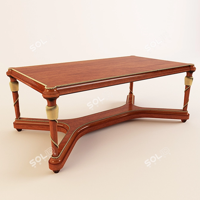 Elegant Galileo Coffee Table 3D model image 1