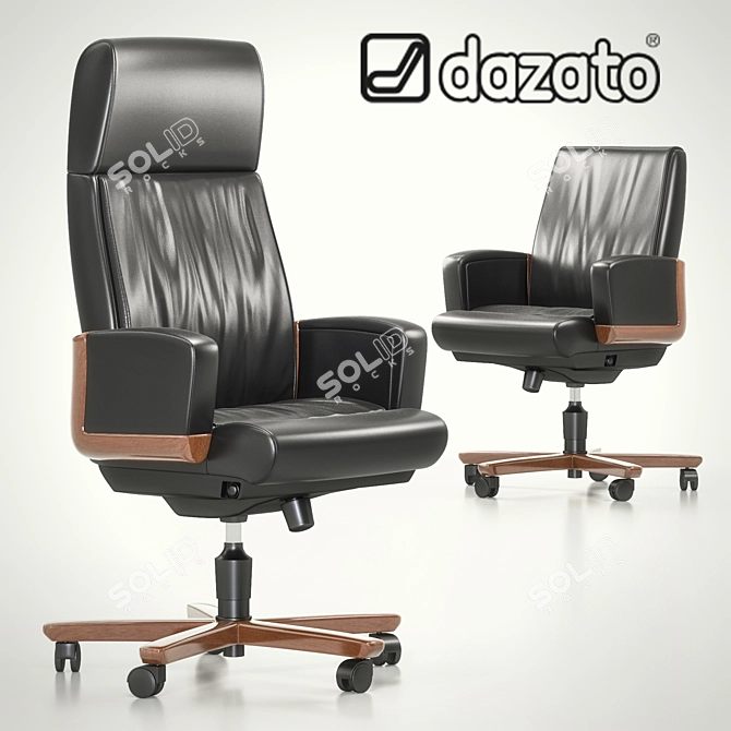 DICO WOOD: Stylish Chairs by DAZATO 3D model image 1