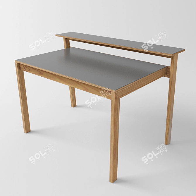 Designer Desk Ligne Roset ONE TWO 3D model image 1