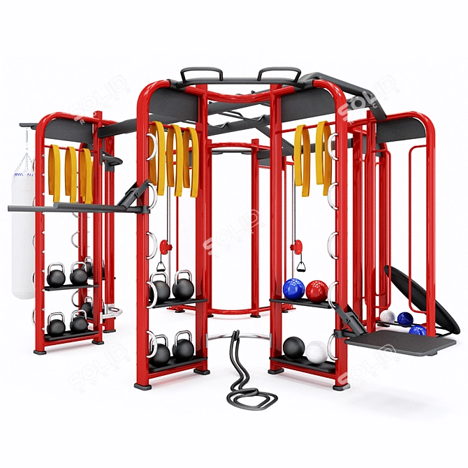 Ultimate Fitness System: synrgy360 3D model image 1