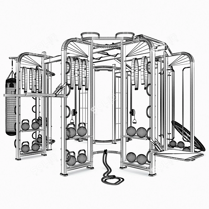 Ultimate Fitness System: synrgy360 3D model image 3