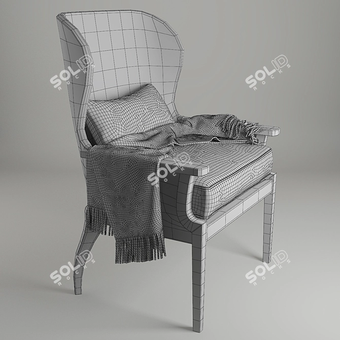 Beaumont Chair: Stylish and Contemporary 3D model image 3