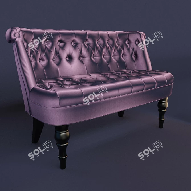 Cozy Moka Sofa 3D model image 3