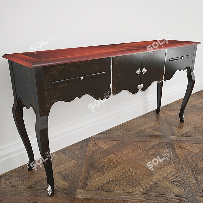 Volubilis Console: 180x45 Dimensions 3D model image 2