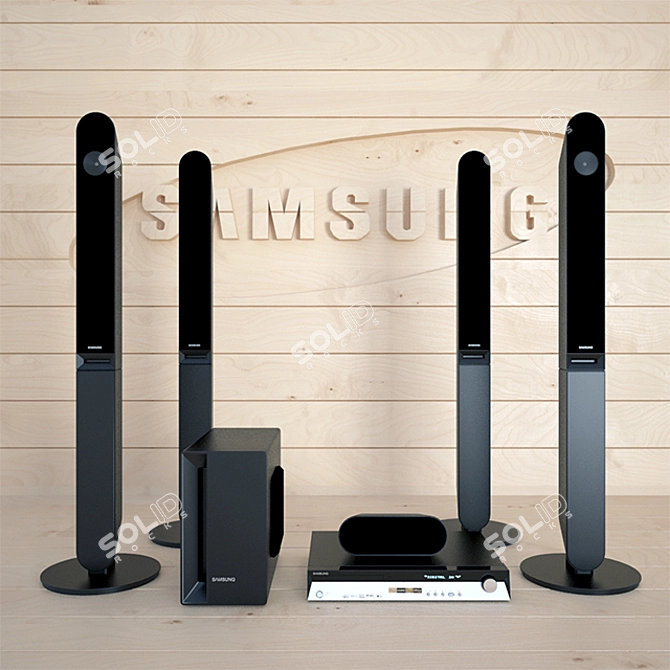 Immersive 5.1 Samsung Home Theater 3D model image 1