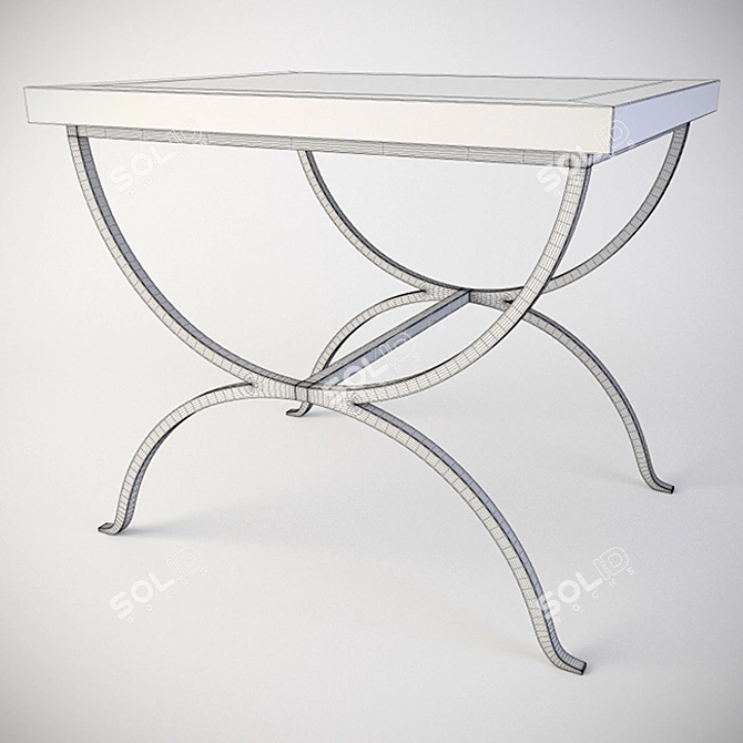 Bernhardt Marquesa Cocktail Table - Elegant and Versatile 3D model image 3