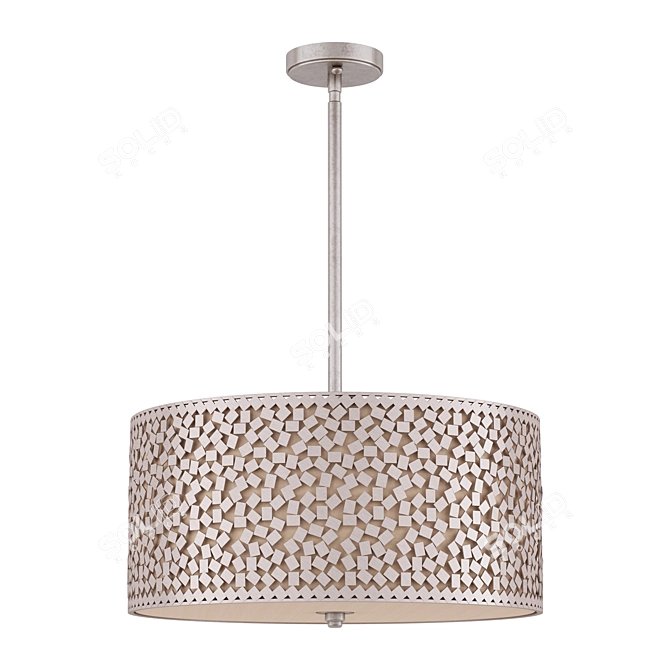 Glamorous Confetti Chandelier 3D model image 1