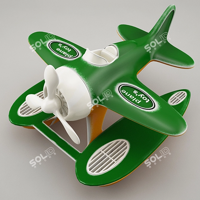 3D Water Plane Toy for Endless Fun 3D model image 1