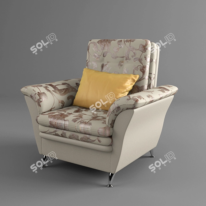 Cozy Love Sofa 3D model image 2