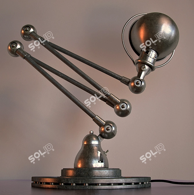 Versatile Jielde Lamp: Adjustable Attitude 3D model image 2