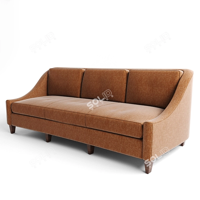 Handcrafted Sofa "Berzrukof" Studio 3D model image 2