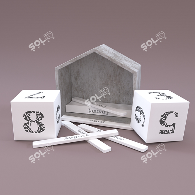 Timeless Calendar 3D model image 2