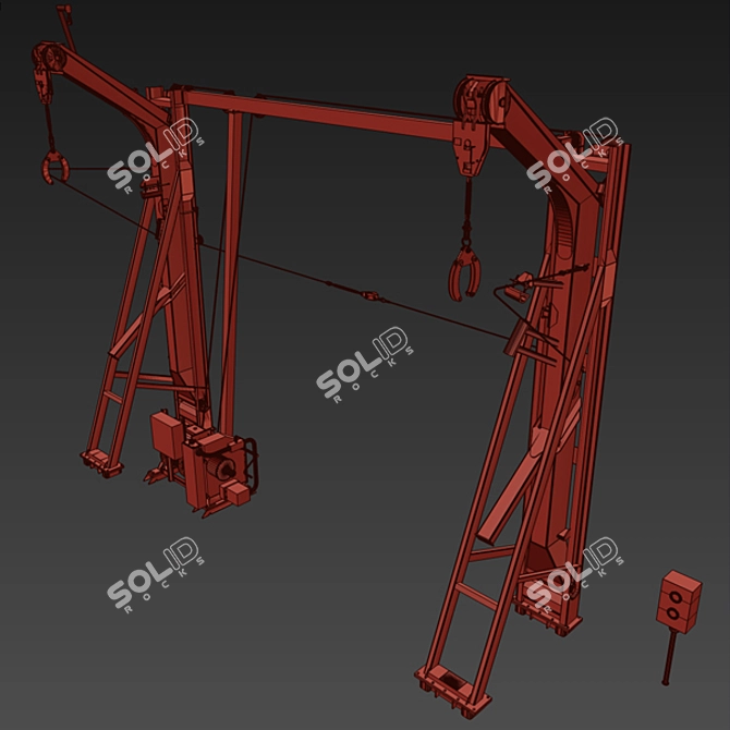 Marine Lift: Sloop Unit 3D model image 2