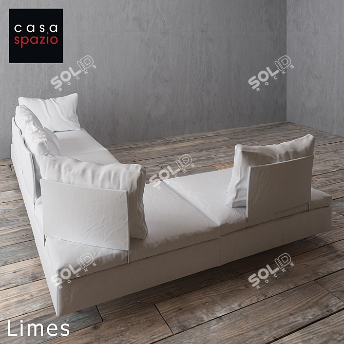 Convertible Flex Sofa 3D model image 2