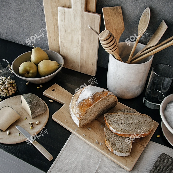 Tabletop Elegance: Modern and Classic Decor 3D model image 3