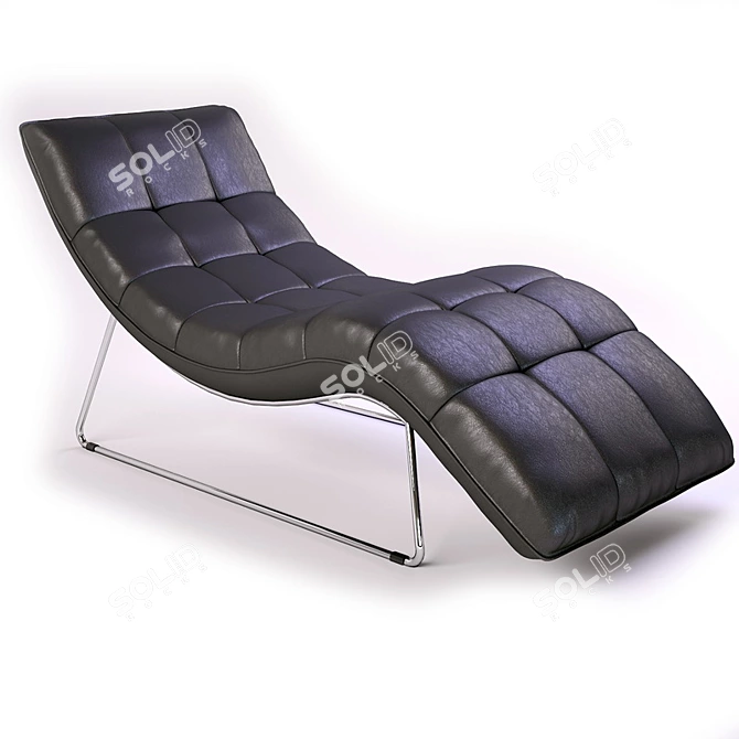 Samarium Chaise Sofa: Modern Elegance for Your Space 3D model image 1