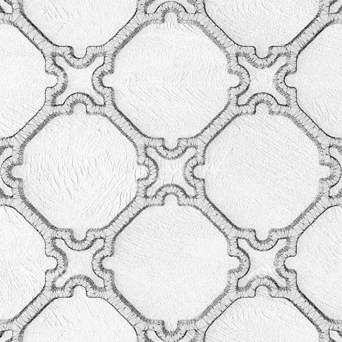 Tiling Panel Grille 3D model image 3