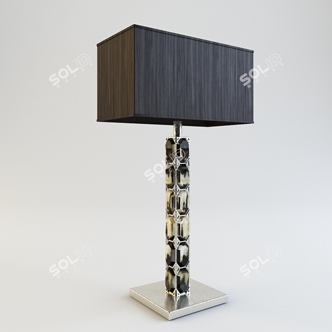 Sophisticated Arcahorn Table Lamp 3D model image 1