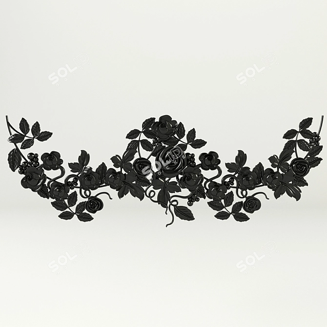 Floral Garland for CNC | 375K Qty | 2011 & 2014 Versions 3D model image 1