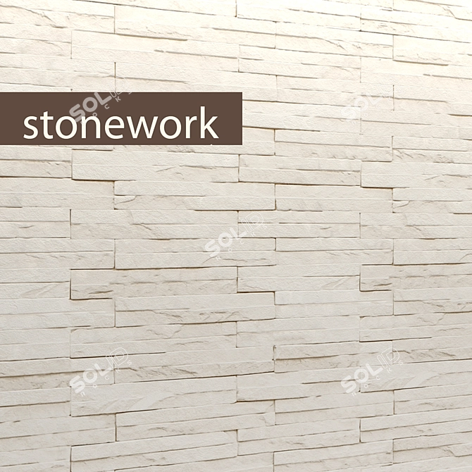 StoneCraft: Expert Masonry Design 3D model image 1