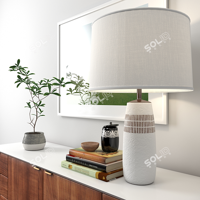 Siena 4: Stylish Stand with Extras 3D model image 2