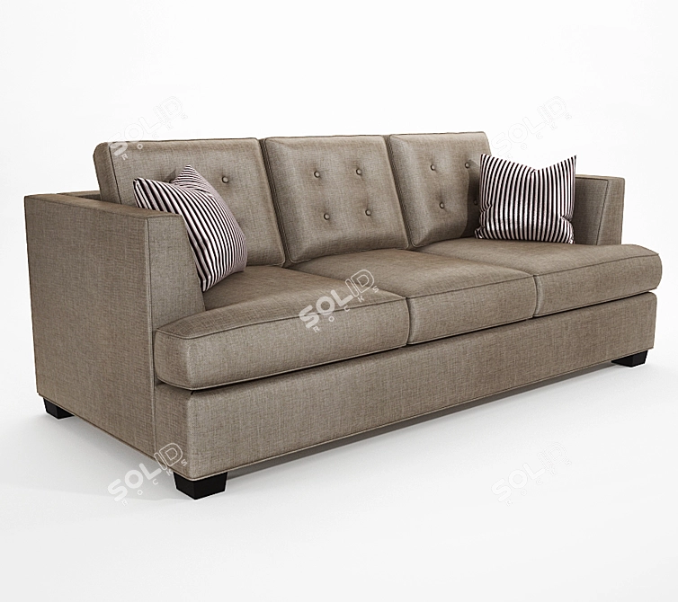 Charter Furniture 7265-80S - Leonard Sofa 3D model image 1