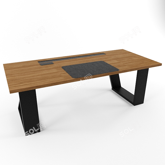 Pierre Cardin Office Table 3D model image 2