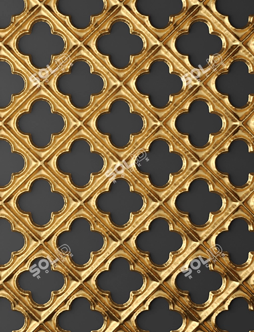 Tiling Panel and Grille 3D model image 2